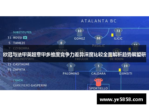 欧冠与法甲英超意甲多维度竞争力差异深度比较全面解析趋势展望研